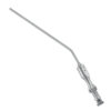 FRAZIER suction cannula 19cm/7??", 75? angled, 11Fr./diameter 3,7mm, working length 11cm/4?" with finger cut-off and stylet